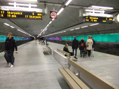 Bagarmossens tunnelbanestation