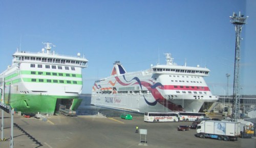 Tallin färjehamnen