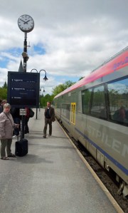 Lasse på Västerviks station
