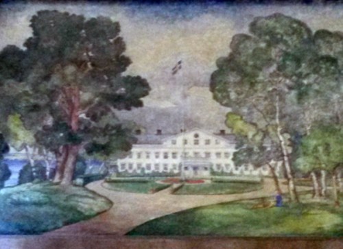 Uddeholms herrgård, målning på centralstationen i Stockholm