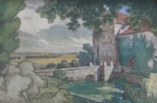 Dybäcks herrgård, målning på centralstationen i Stockholm